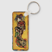 ヴァンゴッホ日本のカーサンオイランヴィンテージポートレート キーホルダー (裏面)