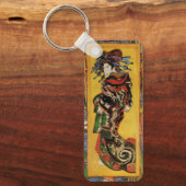 ヴァンゴッホ日本のカーサンオイランヴィンテージポートレート キーホルダー (正面)