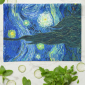 ヴァンゴッホ星空の夜 キッチンタオル (折り畳み)