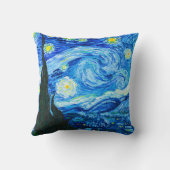 ヴァンゴッホ星空の夜 クッション (裏面)