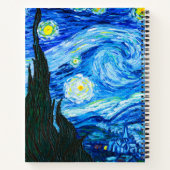 ヴァンゴッホ星空の夜 ノートブック (裏面)