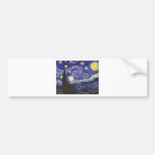 ヴァンゴッホ星空の夜 バンパーステッカー