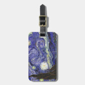 ヴァンゴッホ星空の夜 ラゲッジタグ (正面縦)