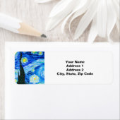 ヴァンゴッホ星空の夜 ラベル (インサイチュ)