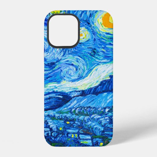 ヴァンゴッホ星空の夜 iPhoneケース (裏面)