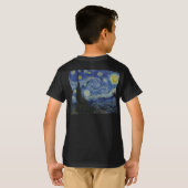 ヴァンゴッホ星空の夜 Tシャツ (裏面フル)