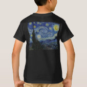ヴァンゴッホ星空の夜 Tシャツ (裏面)