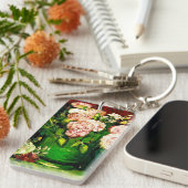 ヴァンゴッホ牡丹とバラ キーホルダー (正面右)