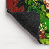 ヴァンゴッホ牡丹とバラ マウスパッド (コーナー)