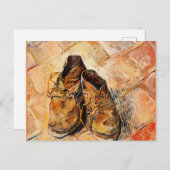 ヴァンゴッホ絵画有名な靴だ ポストカード (正面/裏面)