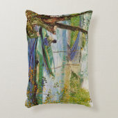 ヴァンゴッホ魚釣りの春、ポンデクリシー アクセントクッション (正面(垂直))