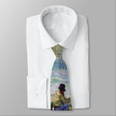 ヴァンゴッホ魚釣りの春、ポンデクリシー ネクタイ (タイ)