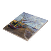 ヴァンゴッホ魚釣りボーツオンビーチ タイル (側面)