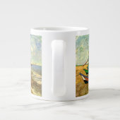 ヴァンゴッホ魚釣りボーツビーチアットサイントマリーズ ジャンボコーヒーマグカップ (裏面)