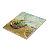 ヴァンゴッホ魚釣りボーツビーチアットサイントマリーズ タイル (側面)