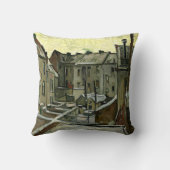 ヴァンゴッホ – アントワープのバックヤード クッション (裏面)