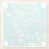 ヴァンゴッホ – アーモンド花 ガラスコースター (裏面)