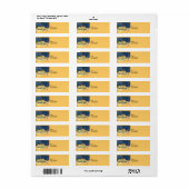 ヴァンゴッホ：イエローハウス（ヴィンセントの家） ラベル (フルシート)