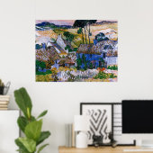 ヴァンゴッホ – オーヴェース近郊の農場 ポスター (ホームオフィス)