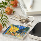 ヴァンゴッホ-カフェテラス、 キーホルダー (正面右)