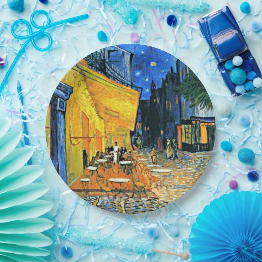 ヴァンゴッホ-カフェテラス、 ペーパープレート (パーティー)