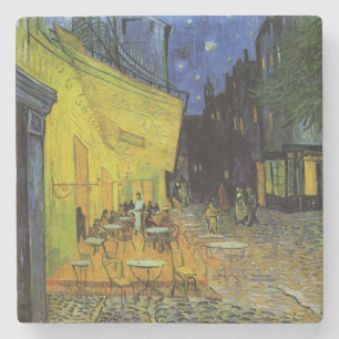 ヴァンゴッホ;カフェテラスat Night ストーンコースター