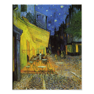 ヴァンゴッホ;カフェテラスat Night フォトプリント