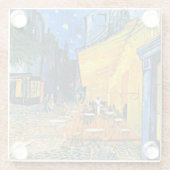 ヴァンゴッホ-カフェテ絵画ラス ガラスコースター (裏面)