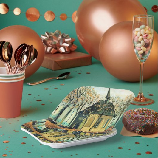 ヴァンゴッホ – コングレガシオン、リフォーム教会 ペーパープレート (複数)