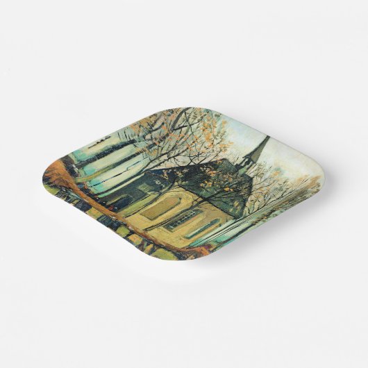 ヴァンゴッホ – コングレガシオン、リフォーム教会 ペーパープレート (傾斜あり)