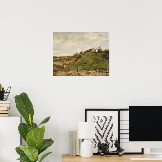 ヴァンゴッホ – ザモンマルトルヒルズウィズクアリィ ポスター (ホームオフィス)