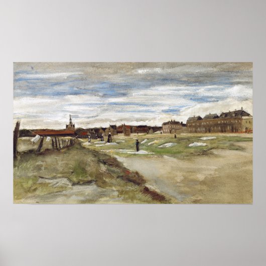 ヴァンゴッホ – シェベニンゲンの漂白地 ポスター (正面)