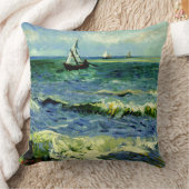 ヴァンゴッホ – シスケープat Saintes-Maries クッション (ブランケット)