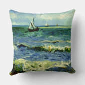 ヴァンゴッホ – シスケープat Saintes-Maries クッション (裏面)