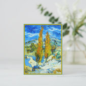 ヴァンゴッホ – セントレミーのポプラ最高傑作 ポストカード (スタンド正面)