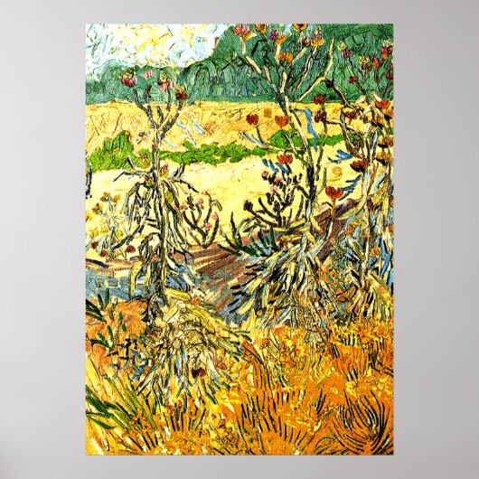 ヴァンゴッホ – ティスル， 1888絵画ヴィンテージ ポスター (正面)