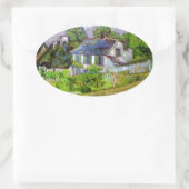 ヴァンゴッホ – ハウシズインオーヴァース 楕円形シール (バッグ)