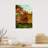 ヴァンゴッホ – パリの公園の景色 ポスター (キッチン)