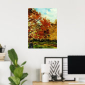 ヴァンゴッホ – パリの公園の景色 ポスター (ホームオフィス)