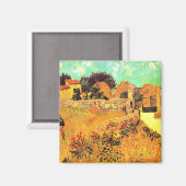 ヴァンゴッホ – ファームハウスインプロヴァンス マグネット (正面/裏面)