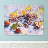 ヴァンゴッホ – ブドウ、レモン、梨、リンゴ キャンバスプリント (インサイチュ (ウッドフロア))