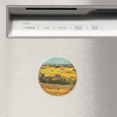 ヴァンゴッホ：モンマジュールでラクルで収穫 マグネット (インサイチュ (食洗機))