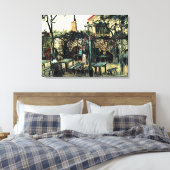 ヴァンゴッホ – モンマルトルカフェのテラス キャンバスプリント (インサイチュ (寝室))