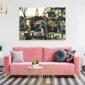 ヴァンゴッホ – モンマルトルカフェのテラス キャンバスプリント (インサイチュ (リビング))