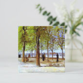 ヴァンゴッホ：ルクセンブルクの庭園のテラス カード (スタンド正面)