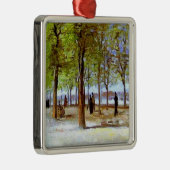 ヴァンゴッホ：ルクセンブルクの庭園のテラス メタルオーナメント (右)