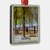 ヴァンゴッホ:ルクセンブルクの庭園のテラス メタルオーナメント (右)