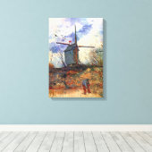 ヴァンゴッホ – ルムーランデラガレットウィンドミル キャンバスプリント (インサイチュ (ウッドフロア))