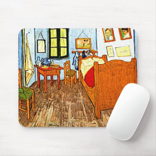 ヴァンゴッホ – ヴィンセント素晴らしの絵画寝室 マウスパッド (マウス)