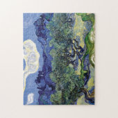 ヴァンゴッホ – 山がちのオリーブの木々 ジグソーパズル (縦)